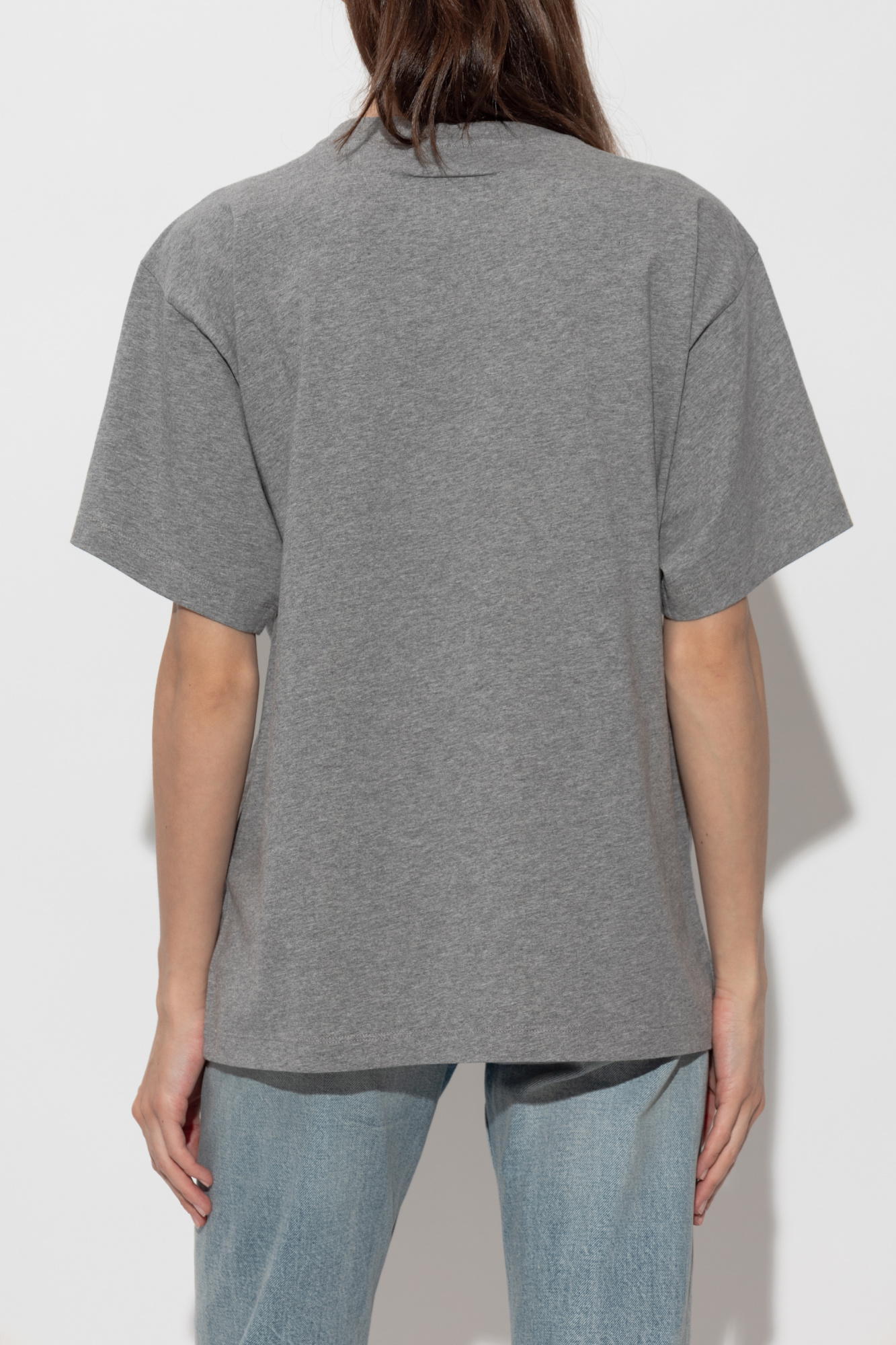MM6 Maison Margiela T-shirt with logo patch | Women's | Vitkac